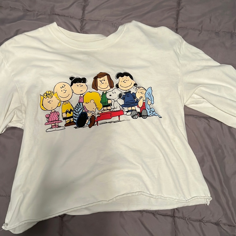 long sleeve crop top
